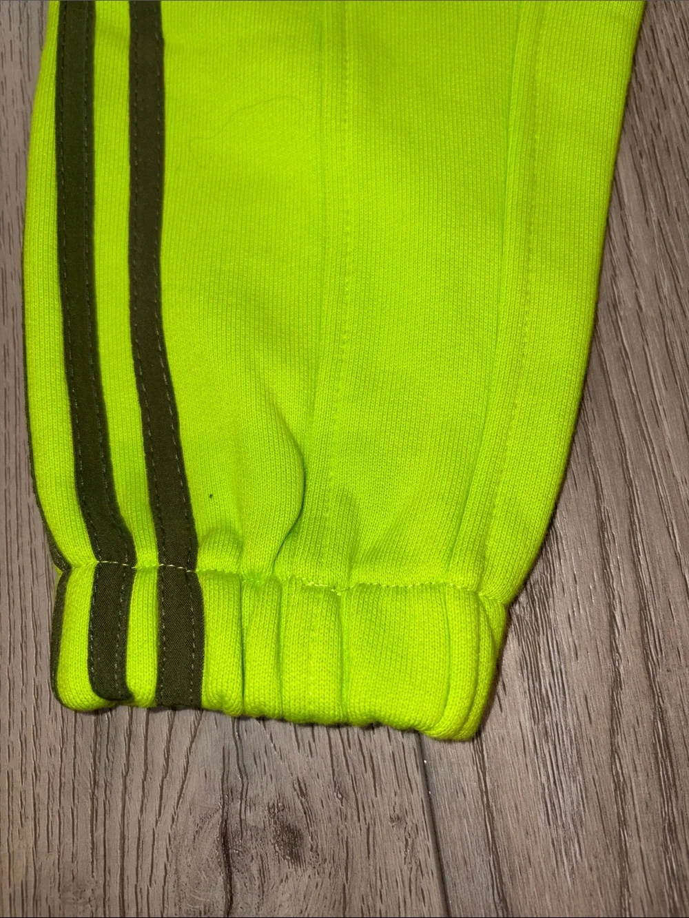 Adidas Kids Neon Green Hoodie & Jogger Set